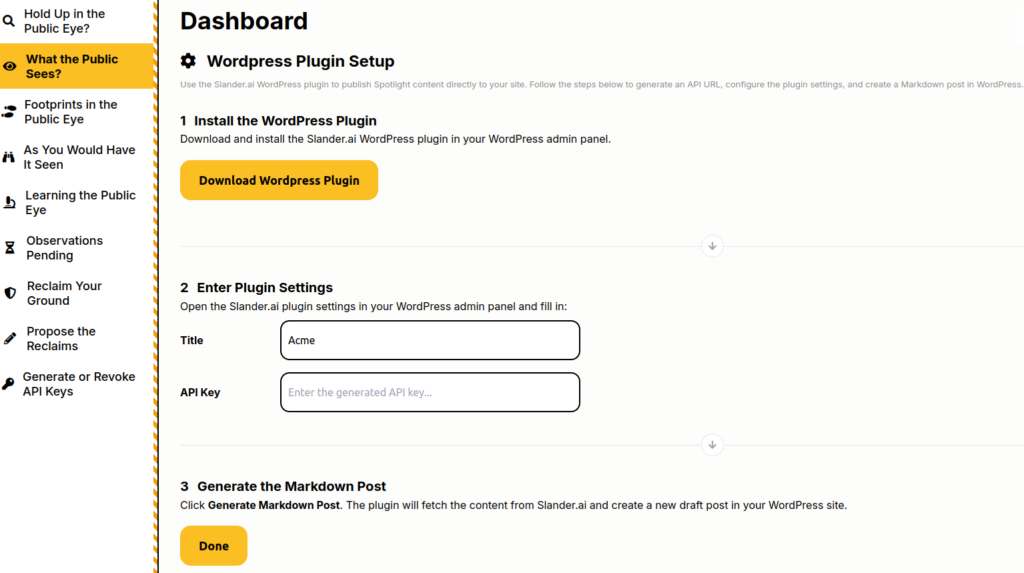 compare search visibility between brands - slander.ai