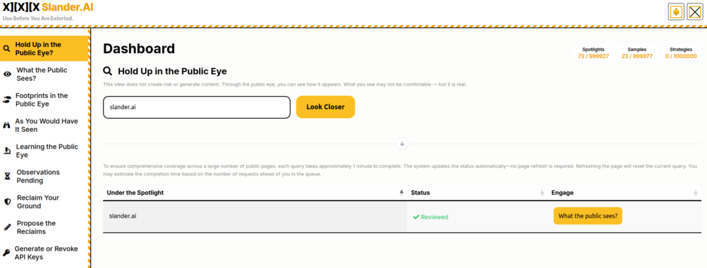 how to evaluate search results for a brand - slander.ai